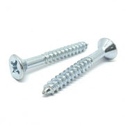 #6x3/4" Phillips Flat Head Wood Screws Zinc Clear