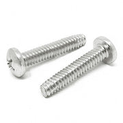 #6-32x1/2" 410 Stainless Steel Phillips Pan Head Type F Thread Cutting Screws