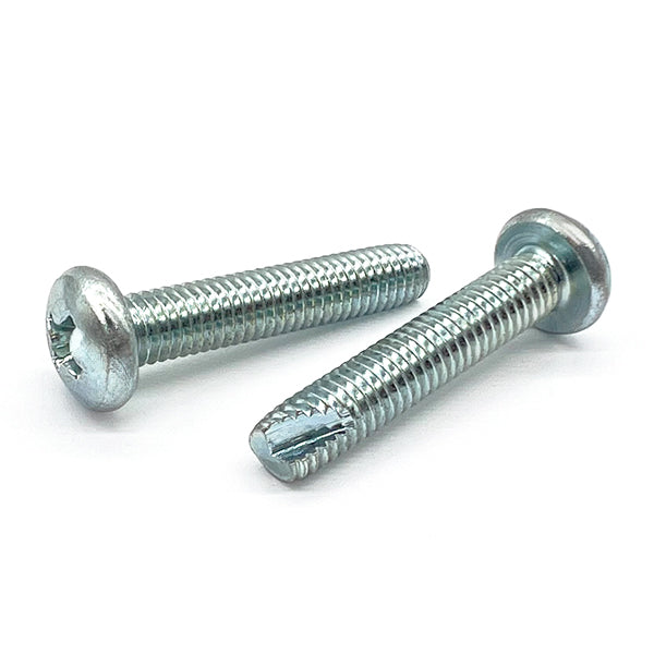 #6-32x1" Phillips Pan Head Type T Thread Cutting Screws Zinc Clear