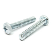 #8-32x5/8" Phillips Pan Head Machine Screws Steel Zinc