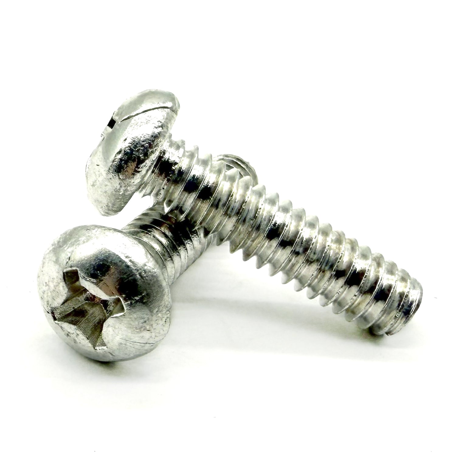 1/4"-20x1" Aluminum Phillips Round Head Machine Screw
