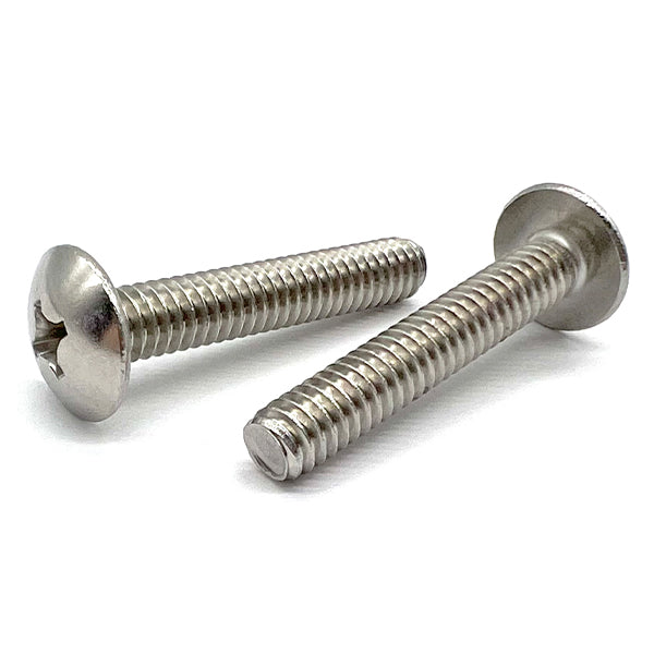 1/4-20x1-3/4" 18-8 Stainless Steel Phillips Truss Head Machine Screws