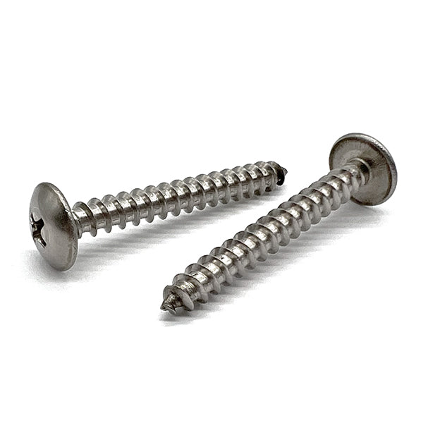 #8-15x1/2" 316 Stainless Steel Phillips Truss Head Type A Self Tapping Screws