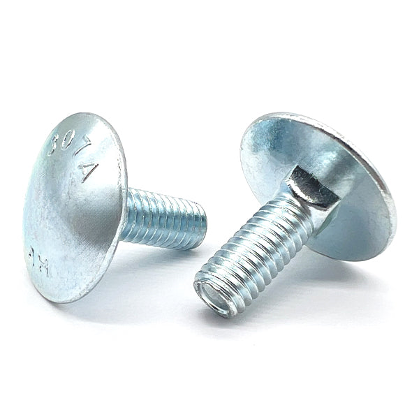3/8"-16x2-1/2" Grade A307 Step Bolts Zinc