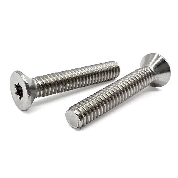 #8-32x1/2" 18-8 Stainless Steel Star Drive Flat Head Machine Screws