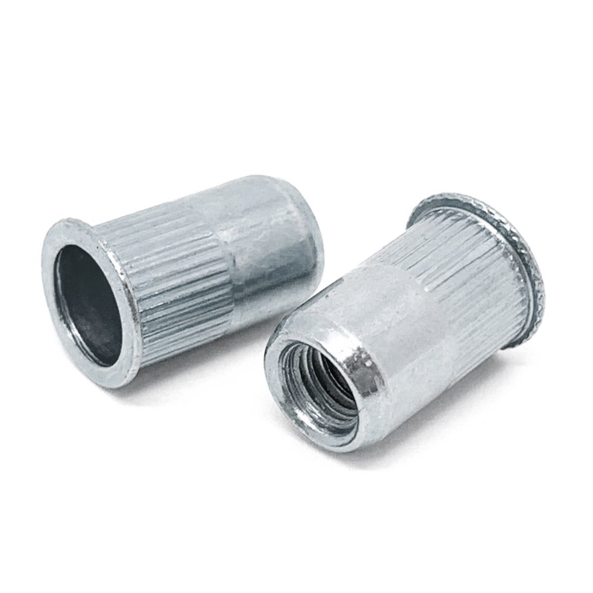5/16-18 (.027-.150) Aluminum Small Flange Knurled Body Rivet Nut