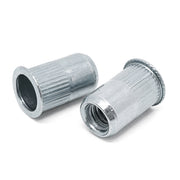 3/8-16 (.027-.150) Aluminum Small Flange Knurled Body Rivet Nut