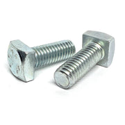 1/2"-13x1" Square Head Bolts Grade A307 Zinc Clear