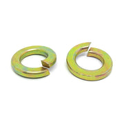 3/4" Alloy Split Lock Washers Zinc Yellow (USA Made)