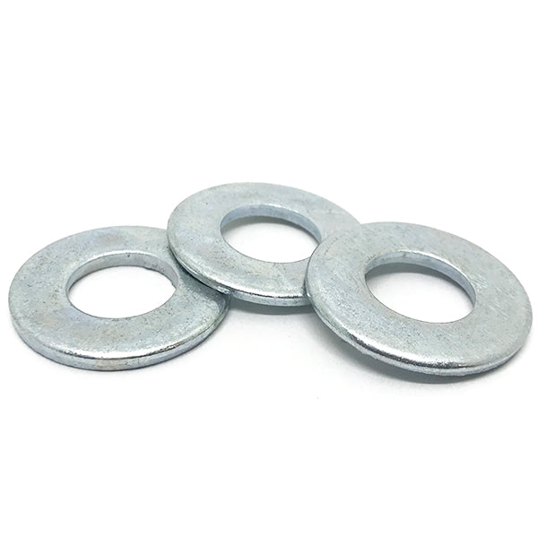 1/4" SAE Low Carbon Flat Washers Zinc