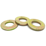5/8" SAE Grade L-9 Flat Washers USA Zinc Yellow