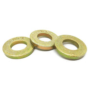 5/8" SAE Grade 8 Extra Thick Flat Washers Zinc Yellow