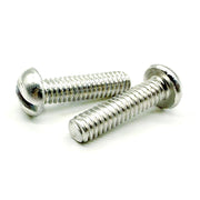 1/4"-20x1" Aluminum Slotted Round Head Machine Screw