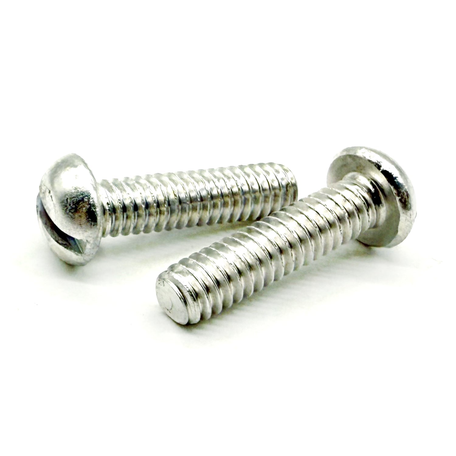#6-32x3/8" Aluminum Slotted Round Head Machine Screw