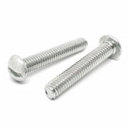 1/4-20x2-1/2" Stainless Steel Slotted Round Head Machine Screws Steel
