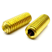 #8-32x5/16" Brass Cup Point Socket Set Screws