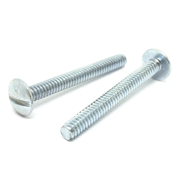 1/4"-20x1-1/2" Slotted Truss Head Machine Screws Zinc