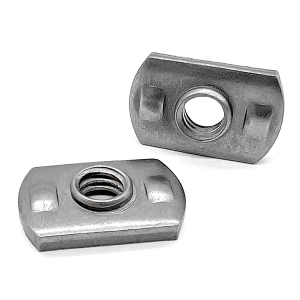 1/4"-28 Dual Rib Prong Spot Weld Nuts