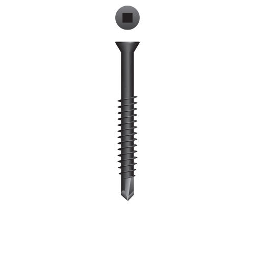 #6 Strong-Point Trim Head 6-20 x 1-5/8, SQ, Phosphate