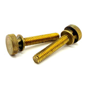 #10-32x1/2" Brass Thumb Screw