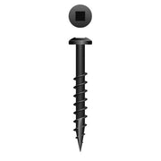 #6 Strong-Point Pan Head 6-9 x 1-1/4, SQ, Coarse, Type '17', Black Oxide