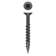 #8 Strong-Point Flat Head w/Nibs 8 x 1-5/8, SQ, Type '17', Black Oxide