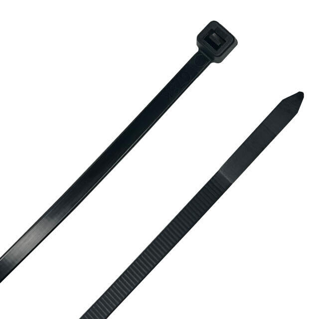 17.8" - 175LBS Nylon Cable Zip Ties UV Resistant Black
