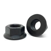 M8-1.25 Class 10 Hex Flange Nuts Phos & Oil