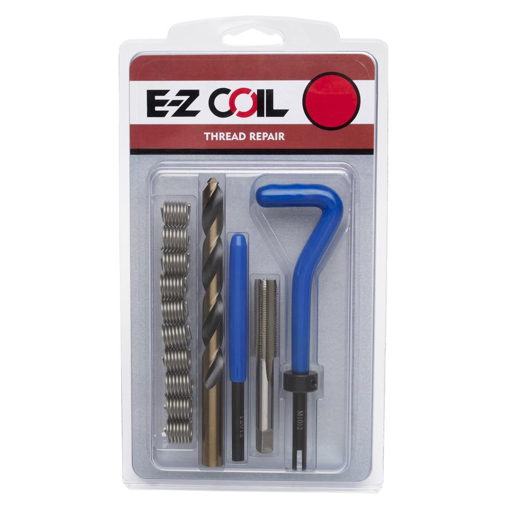 M14-1.5 Stainless Steel Threaded Coil Insert Standard Repair Kit with Inserts, Drill Bit, Tap, Install Tool, and Tang Remover