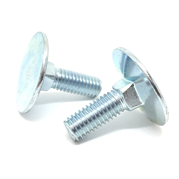 5/16-18x1-3/4"  Round Head Square Neck Elevator Bolts Zinc