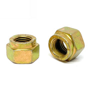 5/8"-11 Grade L-9 Hex Collar Locknuts USA Zinc Yellow