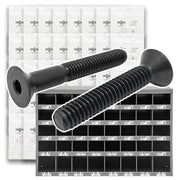Metric Class 12.9 Flat Socket Head Cap Screws - 1511 PCS