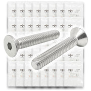 Metric A4-70 Stainless Steel Flat Socket Screws - 608 PCS