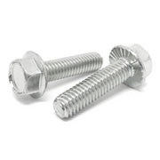 1/2-13x2-1/4" 18-8 Stainless Steel Serrated Hex Flange Bolts