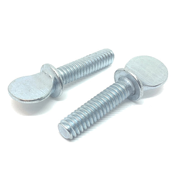 3/8-16x3/4" Spade Shoulder Type Thumb Screws Zinc