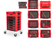 248-Piece Tool Set in Modular Stacking Tool Cart (6-Drawer)