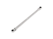 9/32 x 11/32 Inch Long Flex Head 12-Point Ratcheting Box End Wrench